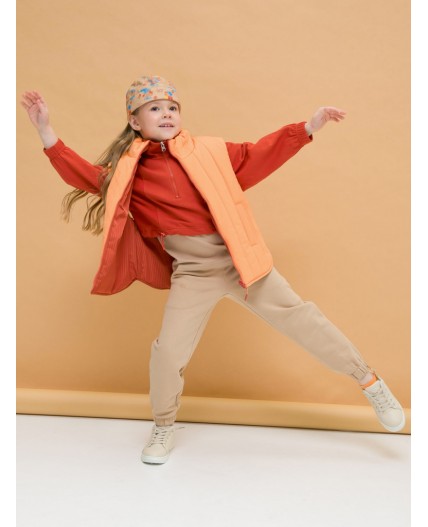 Толстовка для девочек Терракотовый(44)