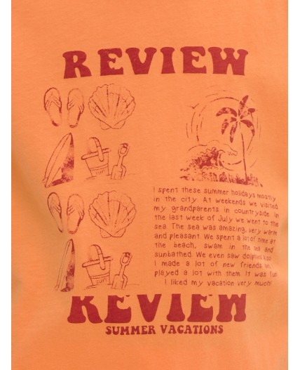 Футболка для девочек Оранжевый(31)