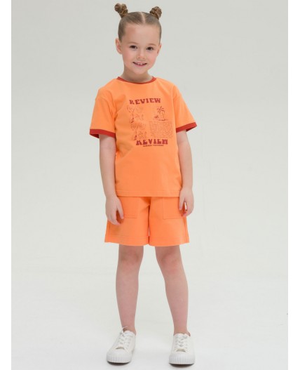 Футболка для девочек Оранжевый(31)