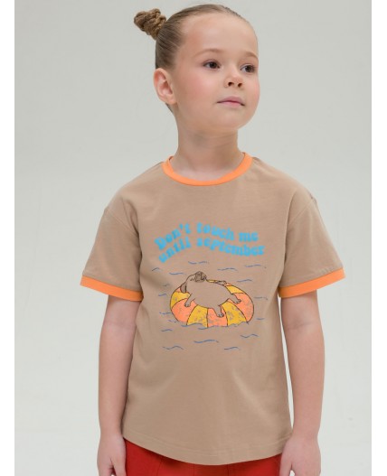Футболка для девочек Песочный(34)