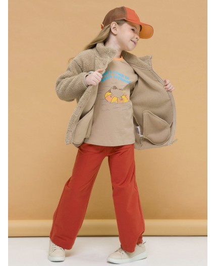 Футболка для девочек Песочный(34)