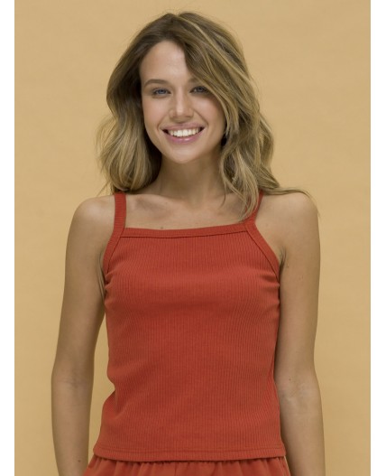 Майка женская Терракотовый(44)
