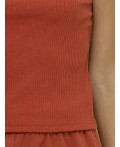 Майка женская Терракотовый(44)