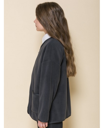 Куртка для девочек Темно-серый(43)