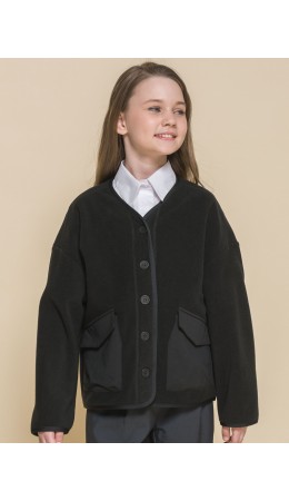Куртка для девочек Черный(49)