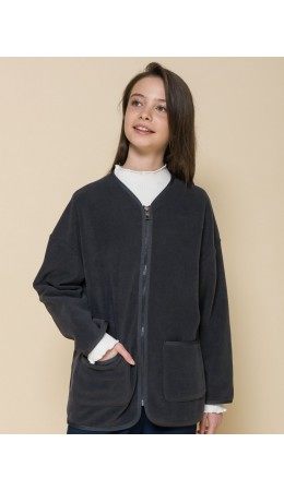 Куртка для девочек Темно-серый(43)