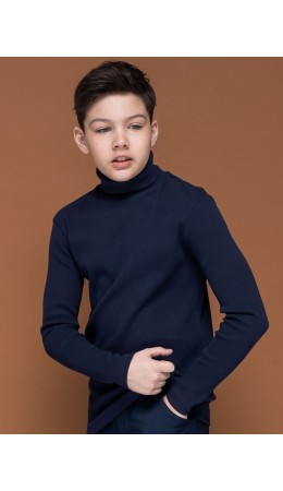 Джемпер для мальчиков Темно-синий(54)