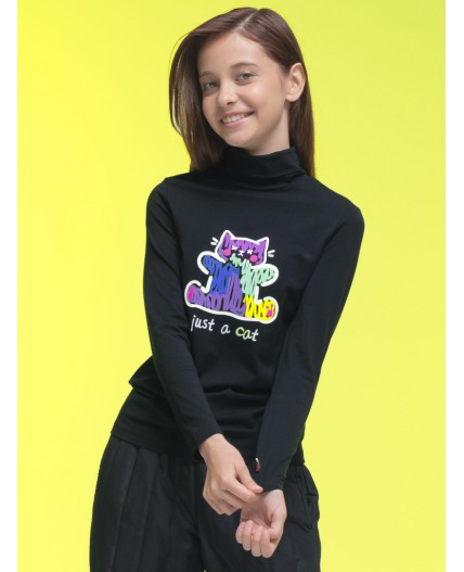 Джемпер для девочек Черный(49)