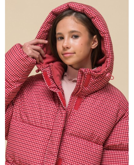 Пальто для девочек Красный(18)