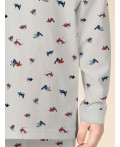 Пижама для мальчиков Серый(40)