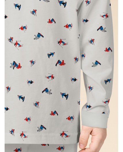 Пижама для мальчиков Серый(40)
