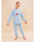 Пижама для девочек Голубой(9)