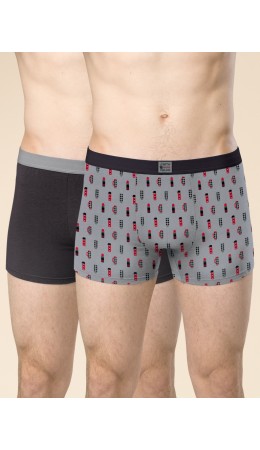 Трусы мужские Черный/серый(49/40)