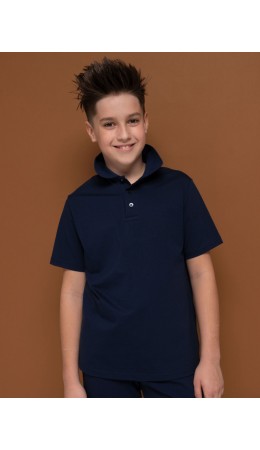 Джемпер (модель 'футболка') для мальчиков Синий(41)