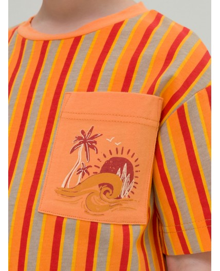 Футболка для девочек Оранжевый(31)