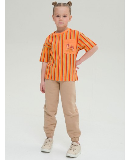 Футболка для девочек Оранжевый(31)