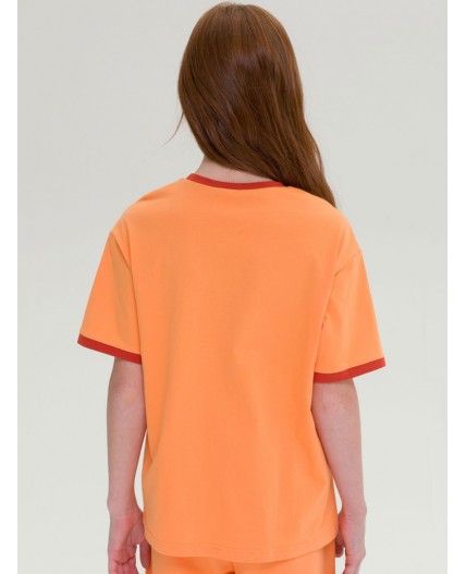Футболка для девочек Оранжевый(31)