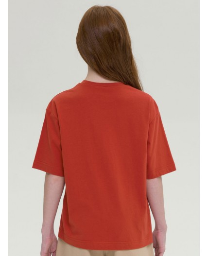 Футболка для девочек Терракотовый(44)