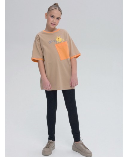 Футболка для девочек Песочный(34)
