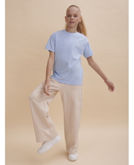 Футболка для девочек Голубой(9)