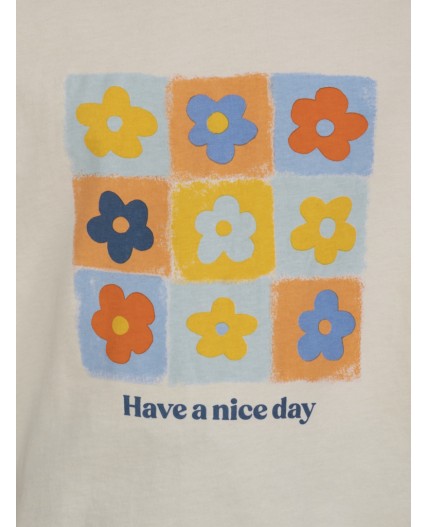 Футболка для девочек Молочный(28)