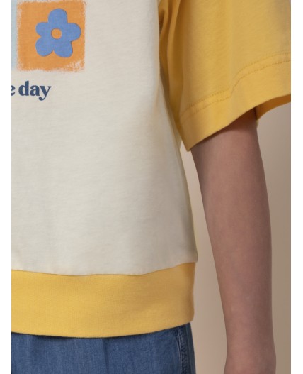 Футболка для девочек Молочный(28)