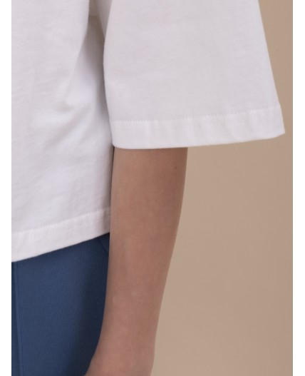 Футболка-топ для девочек Белый(2)