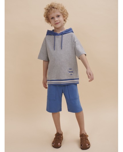 Футболка для мальчиков Серый(40)