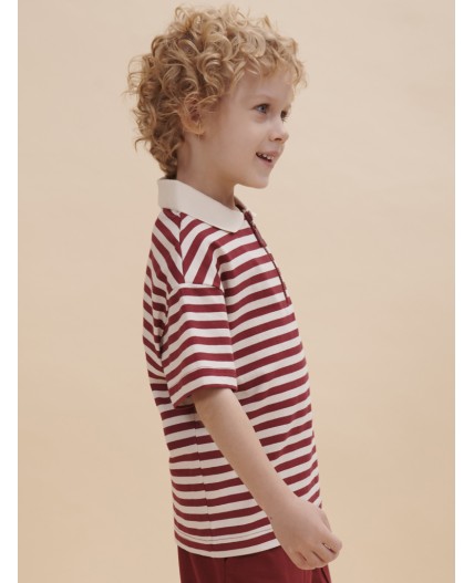 Футболка для мальчиков Бордовый(5)