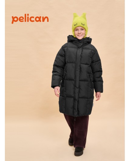 Пальто для девочек Черный(49)