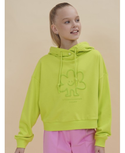 Толстовка для девочек Лаймовый(56)