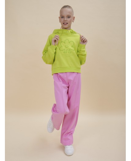 Толстовка для девочек Лаймовый(56)