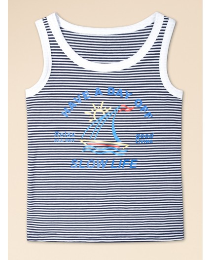 Майка для мальчиков Темно-синий(54)