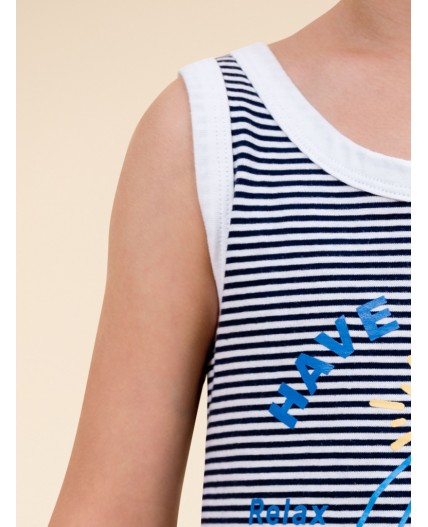 Майка для мальчиков Темно-синий(54)