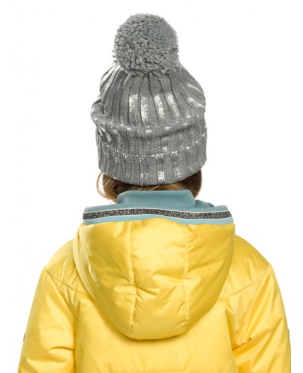 Шапка для девочек Серый (40)