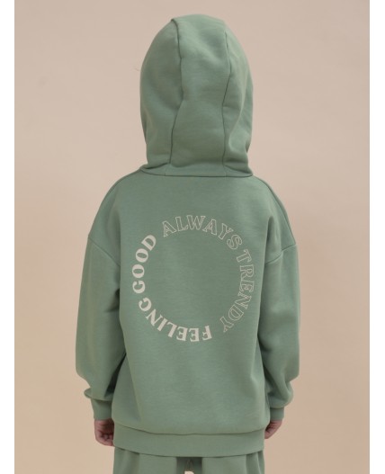 Толстовка для мальчиков Зеленый(12)