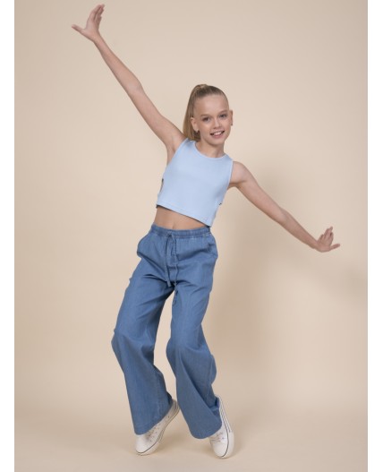 Брюки для девочек Джинс(10)