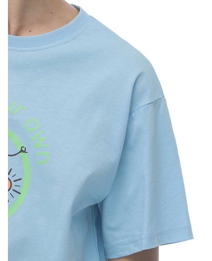 Футболка для мальчиков Голубой(9)