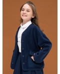Куртка для девочек Темно-синий(54)