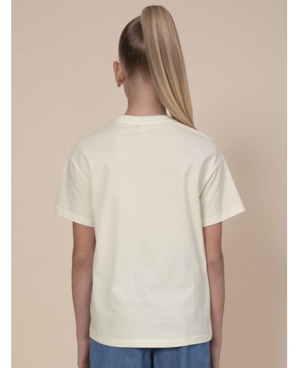Футболка для девочек Молочный(28)
