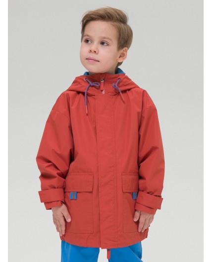 Ветровка для мальчиков Терракотовый(44)