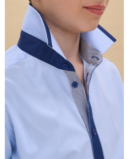 Сорочка верхняя для мальчиков Голубой(9)