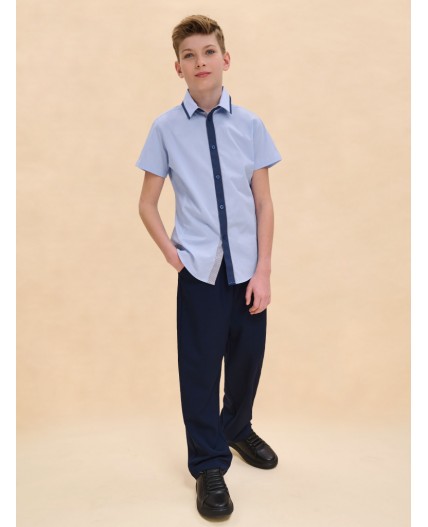 Сорочка верхняя для мальчиков Голубой(9)