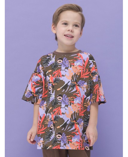 Футболка для мальчиков Коричневый(17)