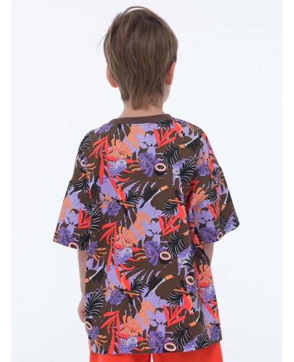 Футболка для мальчиков Коричневый(17)