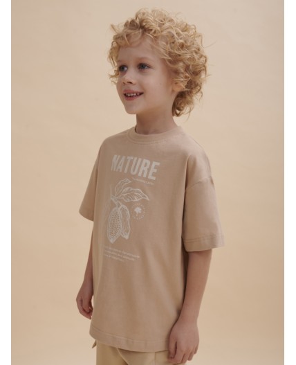Футболка для мальчиков Песочный(34)