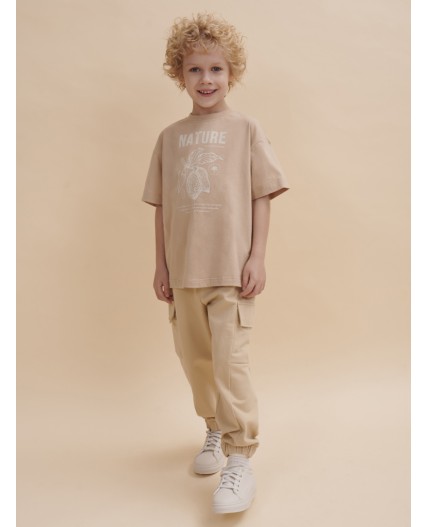 Футболка для мальчиков Песочный(34)