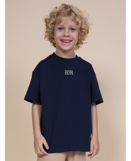 Футболка для мальчиков Темно-синий(54)