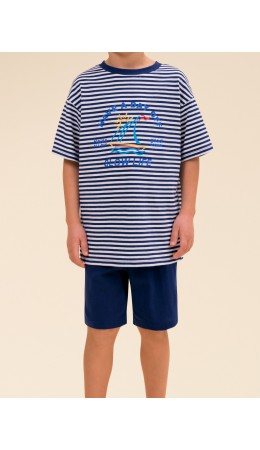 Комплект для мальчиков Темно-синий(54)