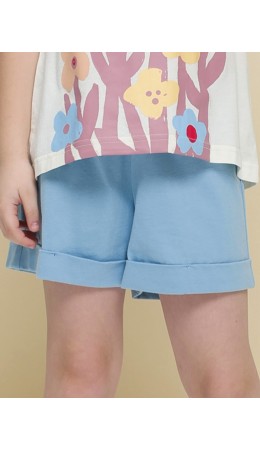 Шорты для девочек Голубой(9)